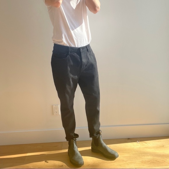 NWT OAK + FORT SLIM BLACK  JEANS - 32 - Picture 5 of 16